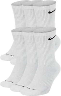 Nike Everyday Plus Cushioned 6-Pack Crew Training Socks