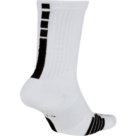 Nike Elite Crew Basketball Socks In White/black