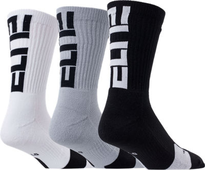 nike nba league black elite crew socks