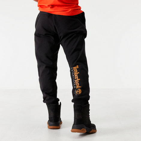 Timberland Men's Scripted Jogger Pants In Black