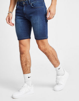 3 quarter denim shorts