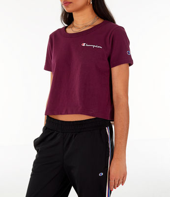 Champion Crop Shirt
 Women s Champion Crop T Shirt Finish Line
