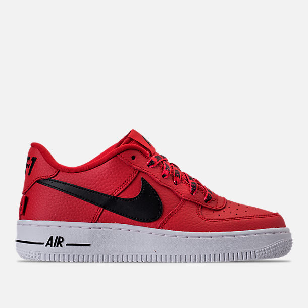 Boys' Grade School Nike NBA Air Force 1 Low LV8 Casual Shoes| Finish Line